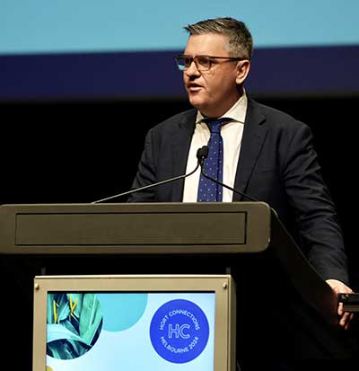 Hort Innovation Australia CEO Brett Fifield announces the Future Frontiers Fund.